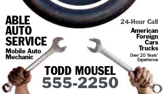 Todd Mousel business card